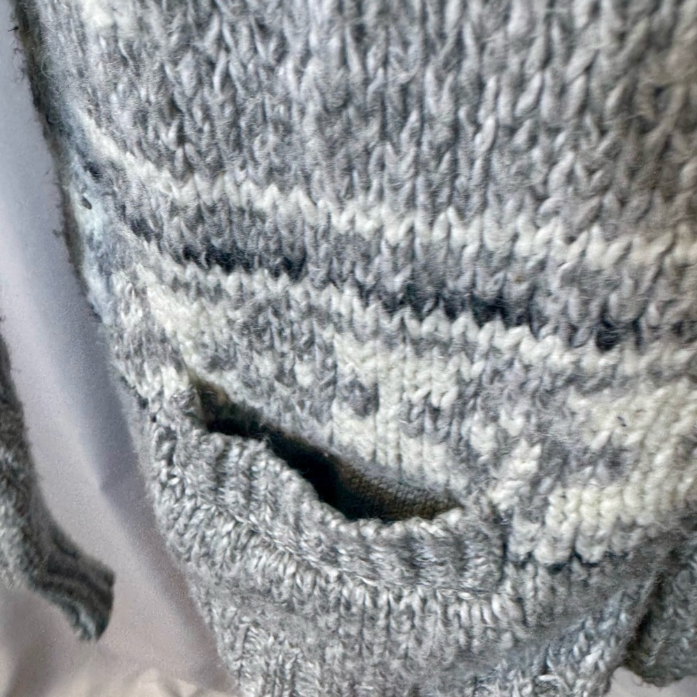 Bethany Mota Cotton/Acrylic Shawl Collar Zip‎ Up Sweater W/Pockets size M - Picture 5 of 13